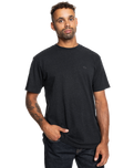 The Quiksilver Mens Nep Screen T-Shirt in Black