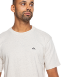 The Quiksilver Mens Nep Screen T-Shirt in Birch