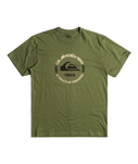 The Quiksilver Mens Circle Logo T-Shirt in Four Leaf Clover