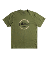 The Quiksilver Mens Circle Logo T-Shirt in Four Leaf Clover