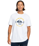 The Quiksilver Mens Circle Logo T-Shirt in White