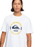 The Quiksilver Mens Circle Logo T-Shirt in White