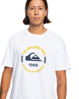 The Quiksilver Mens Circle Logo T-Shirt in White