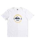 The Quiksilver Mens Circle Logo T-Shirt in White