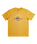 The Quiksilver Mens Circle Logo T-Shirt in Mustard