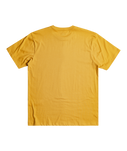 The Quiksilver Mens Circle Logo T-Shirt in Mustard