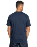 The Quiksilver Mens Diamond Logo T-Shirt in Navy Blazer 