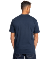 The Quiksilver Mens Diamond Logo T-Shirt in Navy Blazer 