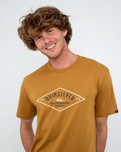 Diamond Logo T-Shirt in Bone Brown