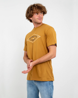 Diamond Logo T-Shirt in Bone Brown