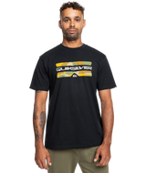 The Quiksilver Mens Camo Logo T-Shirt in Black