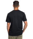 The Quiksilver Mens Camo Logo T-Shirt in Black