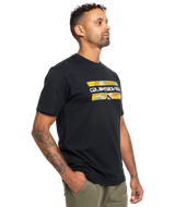 The Quiksilver Mens Camo Logo T-Shirt in Black