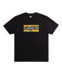 The Quiksilver Mens Camo Logo T-Shirt in Black