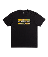 The Quiksilver Mens Camo Logo T-Shirt in Black