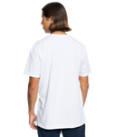 The Quiksilver Mens Camo Logo T-Shirt in White