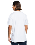 The Quiksilver Mens Camo Logo T-Shirt in White