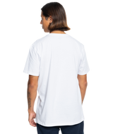 The Quiksilver Mens Camo Logo T-Shirt in White