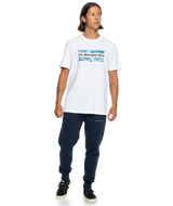 The Quiksilver Mens Camo Logo T-Shirt in White