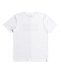 The Quiksilver Mens Camo Logo T-Shirt in White