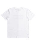 The Quiksilver Mens Camo Logo T-Shirt in White