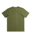 The Quiksilver Mens Simple Lettering T-Shirt in Four Leaf Clover