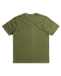 The Quiksilver Mens Simple Lettering T-Shirt in Four Leaf Clover