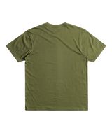 The Quiksilver Mens Simple Lettering T-Shirt in Four Leaf Clover