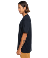 The Quiksilver Mens Simple Lettering T-Shirt in Black