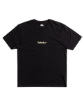 The Quiksilver Mens Simple Lettering T-Shirt in Black