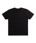 The Quiksilver Mens Simple Lettering T-Shirt in Black