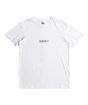 The Quiksilver Mens Simple Lettering T-Shirt in White