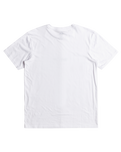 The Quiksilver Mens Simple Lettering T-Shirt in White