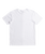 The Quiksilver Mens Simple Lettering T-Shirt in White