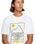 The Quiksilver Mens Outline Mountains T-Shirt in White