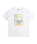 The Quiksilver Mens Outline Mountains T-Shirt in White