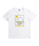 The Quiksilver Mens Outline Mountains T-Shirt in White