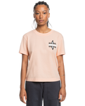 The Quiksilver Womens Collection Womens Uni Screen T-Shirt in Peach Parfait