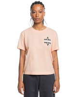 The Quiksilver Womens Collection Womens Uni Screen T-Shirt in Peach Parfait