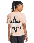 The Quiksilver Womens Collection Womens Uni Screen T-Shirt in Peach Parfait