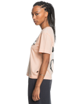 The Quiksilver Womens Collection Womens Uni Screen T-Shirt in Peach Parfait