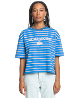 The Quiksilver Womens Collection Womens Uni Stripe and Arts T-Shirt in Nebulas