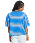 The Quiksilver Womens Collection Womens Uni Stripe and Arts T-Shirt in Nebulas