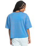 The Quiksilver Womens Collection Womens Uni Stripe and Arts T-Shirt in Nebulas