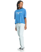 The Quiksilver Womens Collection Womens Uni Stripe and Arts T-Shirt in Nebulas