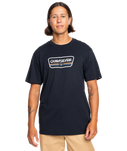 The Quiksilver Mens Range Life Front T-Shirt in Black