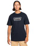 The Quiksilver Mens Range Life Front T-Shirt in Black