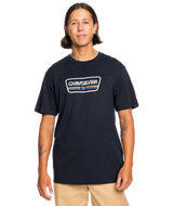 The Quiksilver Mens Range Life Front T-Shirt in Black