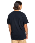 The Quiksilver Mens Range Life Front T-Shirt in Black