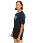 The Quiksilver Mens Range Life Front T-Shirt in Black